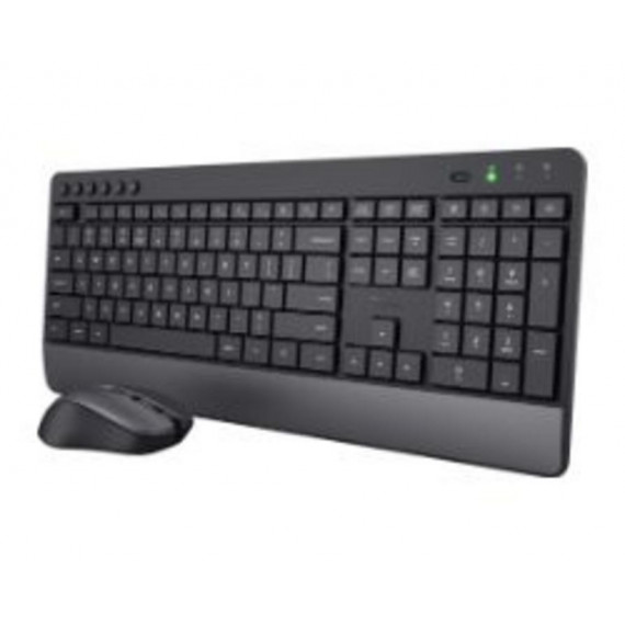 TRUST Trezo Set Teclado y Ratón Inalámbricos Rf Negro