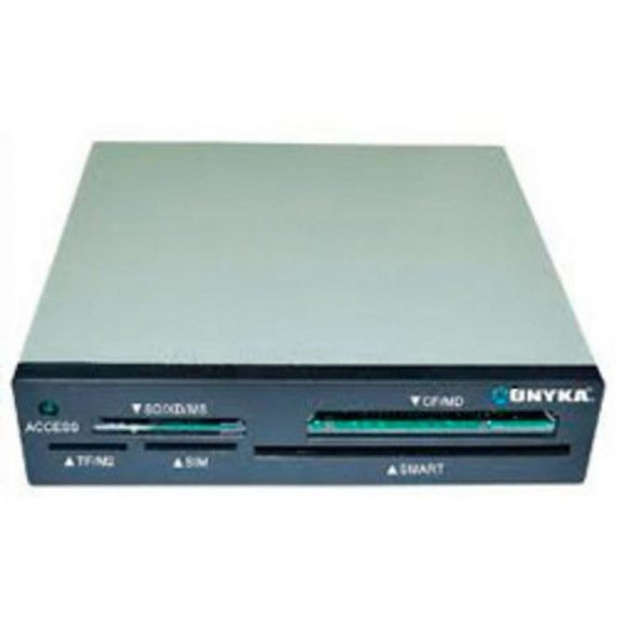 Lector de Tarjetas Interno UNYKA USB 2.0 3.5" Negro