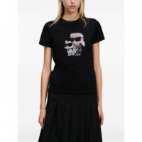 KARL LAGERFELD - Ikon Rs Duo T Shirt - 999 - A1W17131/999