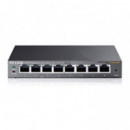 Switch TP-LINK TL-SG108PE Easy Smart Poe+ Gigabit 8 Puertos 55W
