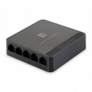 Switch LEVELONE Gigabit Ethernet de 5 Puertos GEU-0522