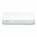 D-LINK GO-SW-8G Switch de Escritorio Gigabit de 8 Puertos Blanco