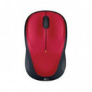 Ratón LOGITECH M235 Wireless Notebook Rojo (910-002496)