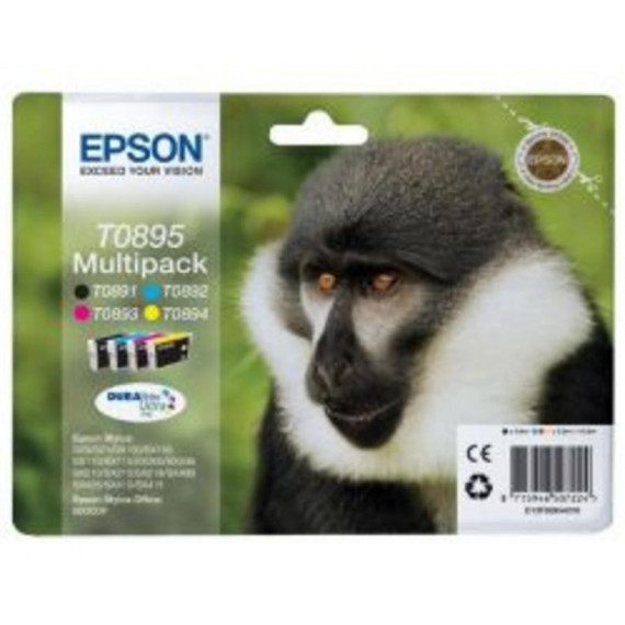 Tinta EPSON Negro/tricolor S20 Mandril T0895