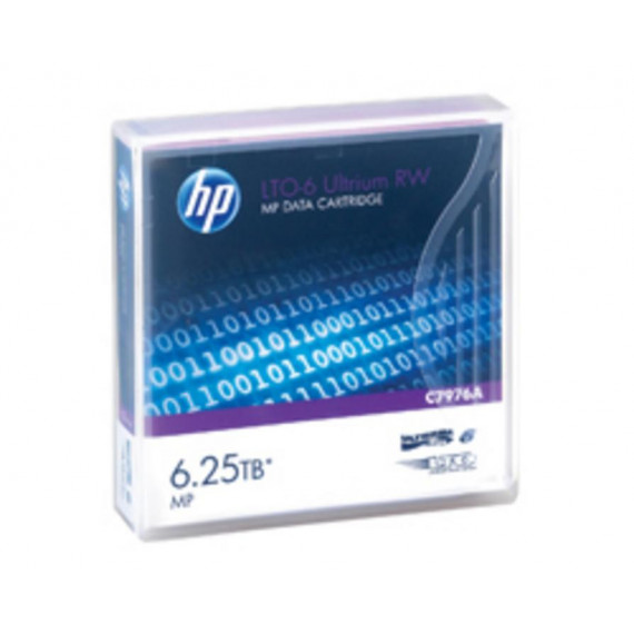 Cartucho de Datos Hp LTO-6 Ultrium 6.5TB Púrpura (C7976A)  HEWLETT PACKARD