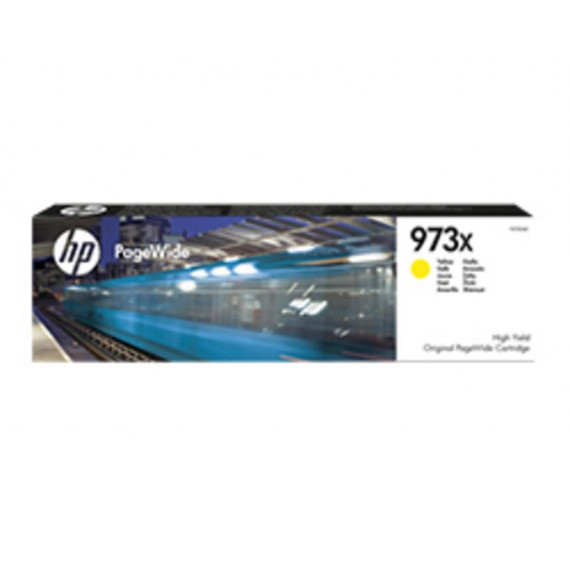 Tinta Hp Pagewide 973X Amarillo 86ML 7000 Páginas (F6T83AE)  HEWLETT PACKARD