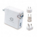 CONCEPTRONIC Cargador Coche y Pared Dual USB (cusbcharkit)