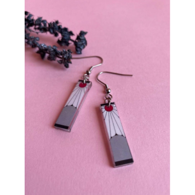 Pendiente Artesano Hanafuda Guardianes de la Noche  ORONEYA