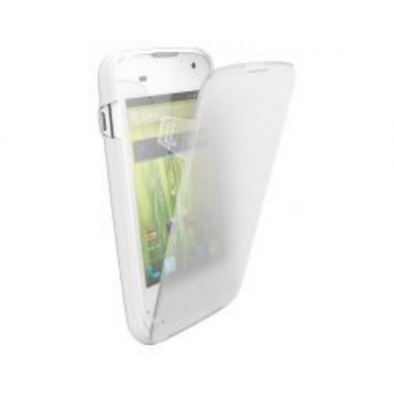 Funda Folio Tpu Blanca para BQ Aquaris 3.5"