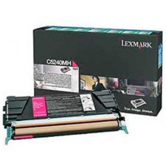 Cartucho de Tóner Láser LEXMARK Magenta C5240MH