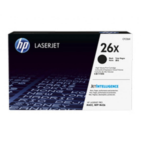 Toner Hp Laserjet Pro 26X Negro 9000 Páginas (CF226X)  HEWLETT PACKARD