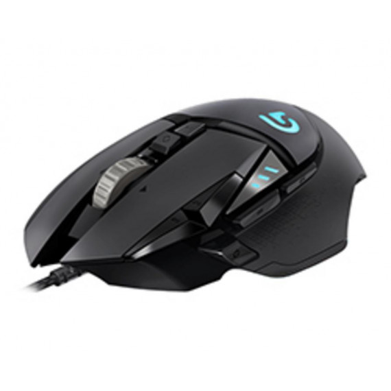 Ratón Gaming LOGITECH G502 12000DPI Negro (910-005471)