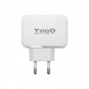 Cargador de Pared TOOQ Usb-c Pd 27W + Usb-a QC3.0 18W Blanco