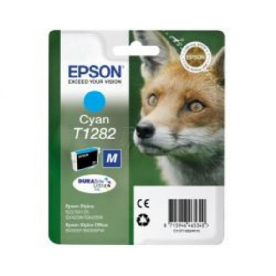 Tinta EPSON T1282 Cian, 3.5 Ml, 260 Páginas