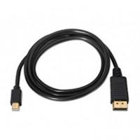 Cable AISENS Mini Displayport a Displayport 2M Negro