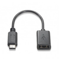 Cable AISENS Usb-c/m a Usb-a/h 15CM Negro