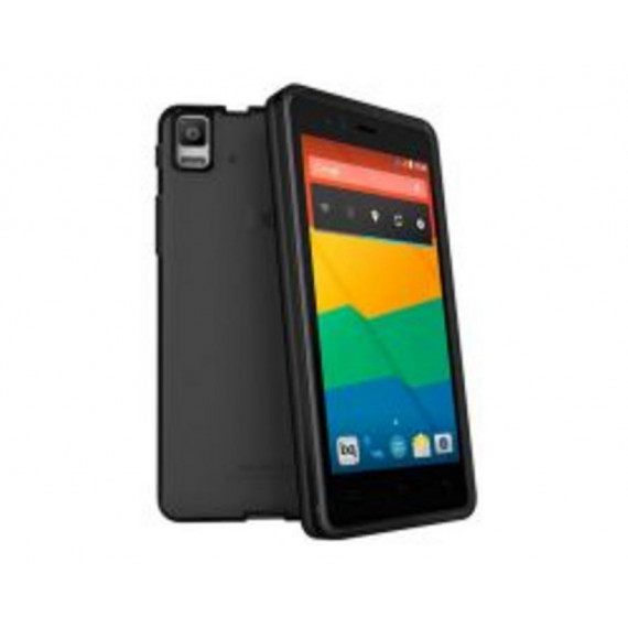 Funda Gummie Cover Negra para BQ Aquaris E4.5