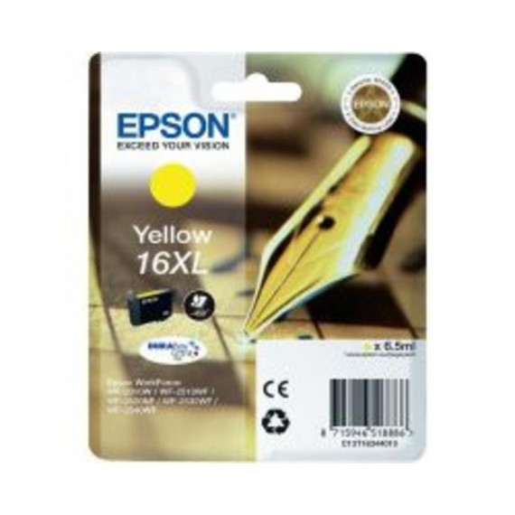 Cartucho de Tinta EPSON 16XL Amarillo 6.5 Ml (C13T16344012)
