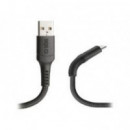 Cable SBS Usb-a a Usb-c Flexible Negro 1M