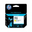 Cartucho de Tinta Original Hp 711 Designjet, Amarillo, 29ML (CZ132A)  HEWLETT PACKARD