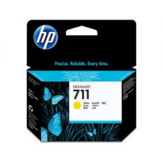 Cartucho de Tinta Original Hp 711 Designjet, Amarillo, 29ML (CZ132A)  HEWLETT PACKARD