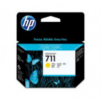 Cartucho de Tinta Original Hp 711 Designjet, Amarillo, 29ML (CZ132A)  HEWLETT PACKARD