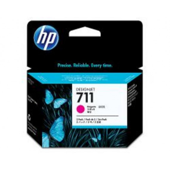 Cartuchos de Tinta Original Hp 711 Designjet Magenta (paquete de 3)  HEWLETT PACKARD