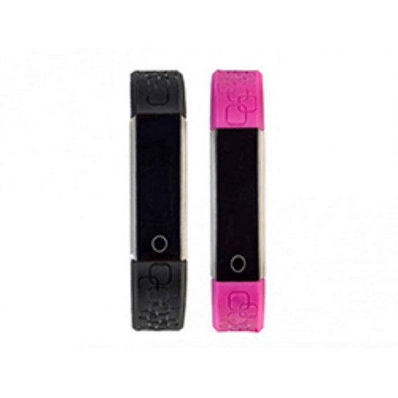 Smartband SWISS GO Track One Negro/fucsia