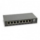 Switch LEVELONE GEP-0823 8 Puertos Gigabit Poe+ 120W