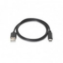 Nanocable Cable USB 2.0 A/m a Usb-c/m, 1 Metro, Negro  NANO
