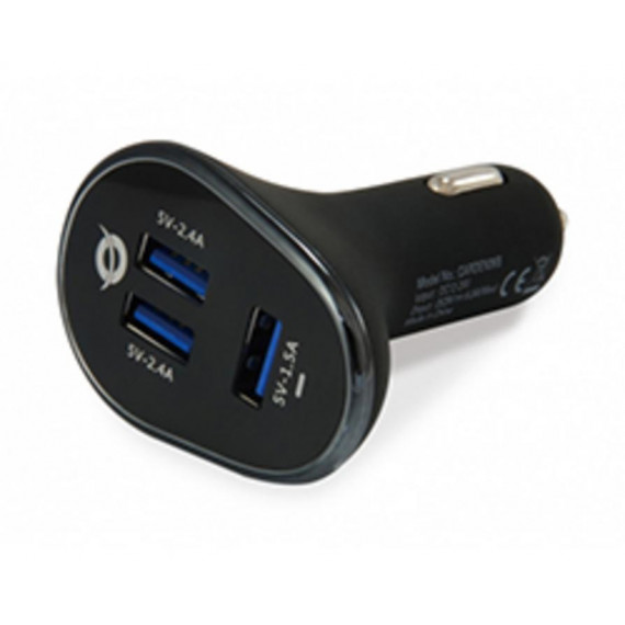 Cargador para Coche CONCEPTRONIC 3 Usb-a 31.5W