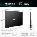Televisor HISENSE 65" Qled Uhd 4K USB Smart TV Vidaa Wifi BLUETOOTH