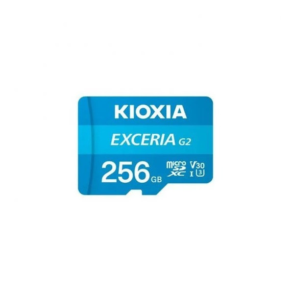 MEMORIA MICRO SD 256GB KIOXIA EXCERIA G2 U3 C10 + ADAPTADOR SD