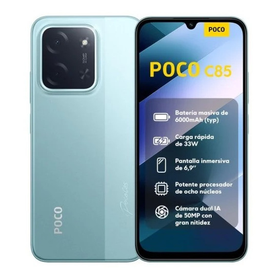 Smartphone Poco C85 6.9" 6GB/128GB/50MP/NFC/4G Green  OPPO