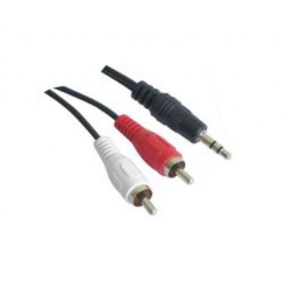 Nanocable Cable Audio Estéreo Jack 3.5MM a 2XRCA 1.5M  NANO