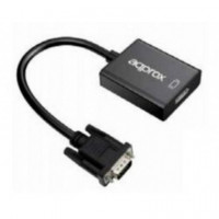 APPROX Cable Adaptador HDMI Hembra a VGA Macho con Audio (APPC25)