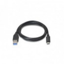 Nanocable Cable Usb-c a Usb-a, 1M, Negro  NANO