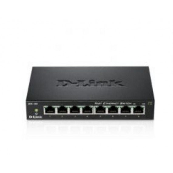 D-LINK DES-108 Switch Fast Ethernet de 8 Puertos Metálico