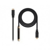 Nanocable HDMI A/m a HDMI A/m 25M Negro  NANO
