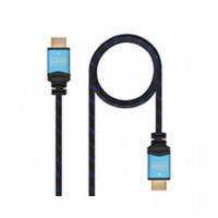 Nanocable HDMI A/m a HDMI A/m 1M Negro (10.15.3701)  NANO