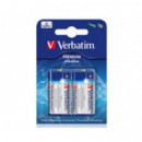 Pilas Alcalinas VERBATIM LR14 (pack de 2)