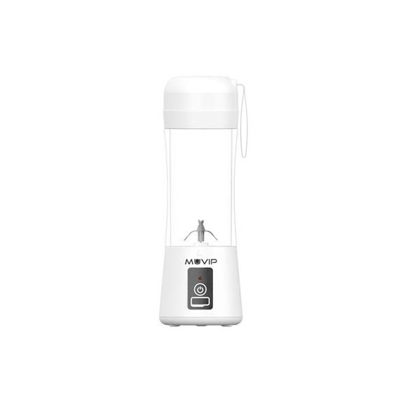 MUVIP Batidora de Vaso Portatil Recargable 60W 380ML Blanca MV0545