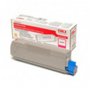 Cartucho de Tóner OKI Magenta 43381906 (2.000 Páginas)