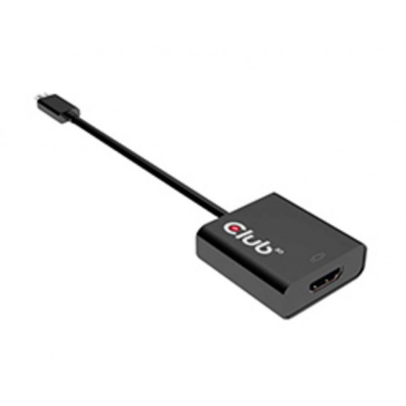 Adaptador Usb-c a HDMI 4K60HZ CLUB 3D CAC-2504 Negro 15CM