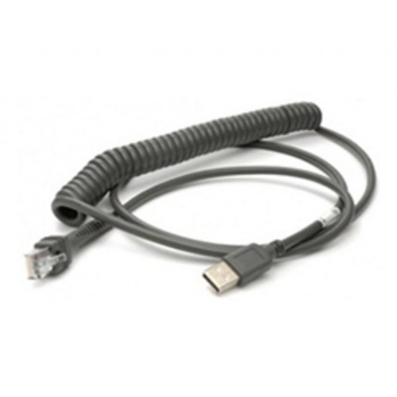 Cable USB Rizado HONEYWELL para Escáner Voyager MS-9500