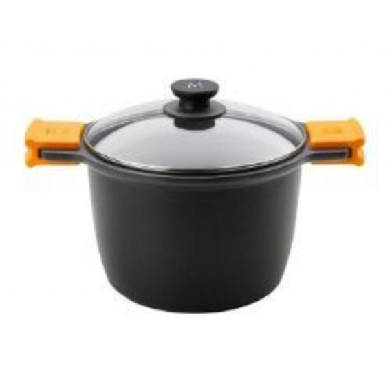 Cacerola Baja BRA Efficient con Tapa 24 Cm 6.8L