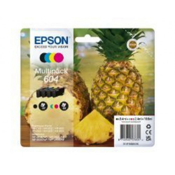 Tinta EPSON 604 Pack Negro/tricolor (C13T10G64010)