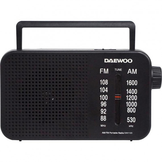 DAEWOO DW1123 Radio Portátil Am/fm Negro