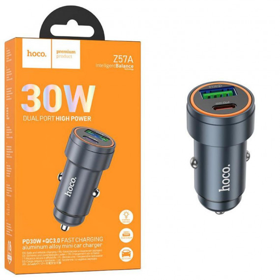 HOCO Z57A Glorious Cargador de Coche PD30W + QC3.0