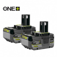 Pack 2 Baterias 18V One+ RYOBI (2X 4.0AH)